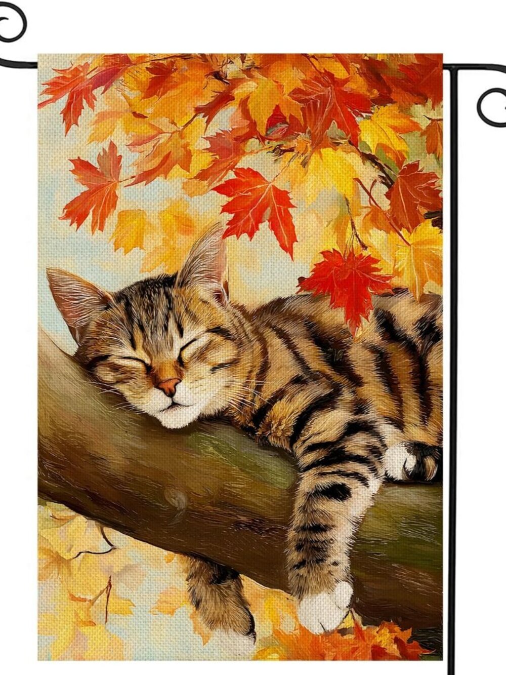 Fall Decorations Garden Flag 12x18 Inch for Outside Double Sided Weather & Fade